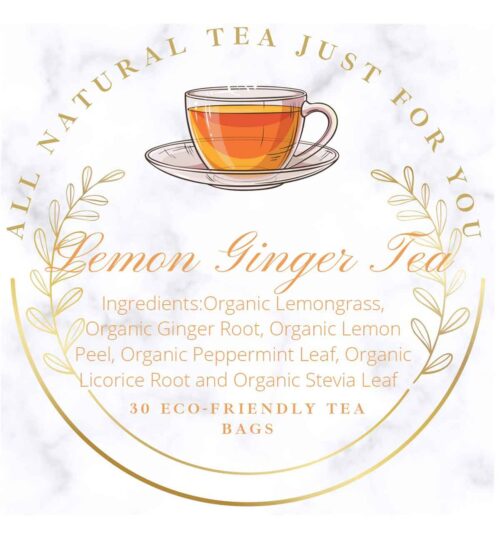 Lemon Ginger Tea Bags